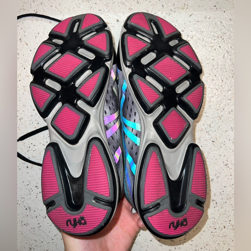 Ryka Women’s ReZorb Black/Purple/Reflective Running Shoes Size 7 - Picture 5 of 5